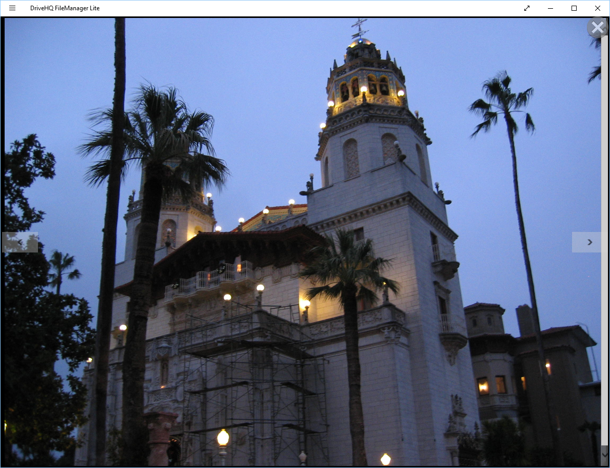 DriveHQ FileManager Lite for Windows tablets - View original high resolution images on your local computer
